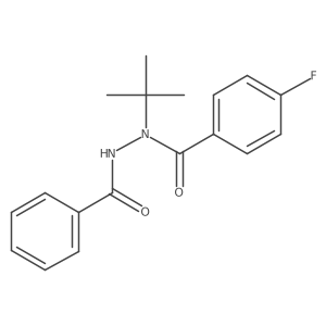 N'-benzoyl-N-tert-butyl-4-fluorobenzohydrazide Structure