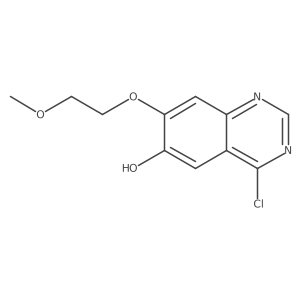 4-Chloro-7-(2-methoxyethoxy)quinazolin-6-ol Structure