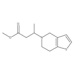 Methyl 6,7-dihydro-I(2)-methylthieno[3,2-c]pyridine-5(4H)-propanoate Structure
