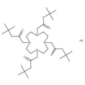 Tetra-tert-butyl 2,2',2'',2'''-(1,4,7,10-tetraazacyclododecane-1,4,7,10-tetrayl)tetraacetate hydrobromide Structure