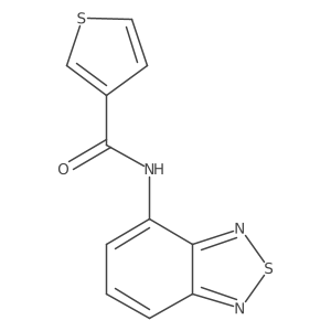 N-(benzo[c][1,2,5]thiadiazol-4-yl)thiophene-3-carboxamide Structure