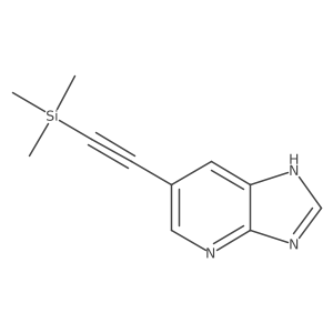 6-Trimethylsilanylethynyl-3H-imidazo[4,5-b]pyridine Structure
