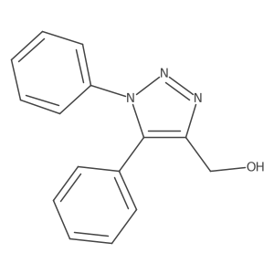 (1,5-Diphenyl-1H-1,2,3-triazol-4-yl)methanol结构式