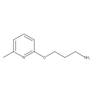 3-((6-Methylpyridin-2-yl)oxy)propan-1-amine Structure
