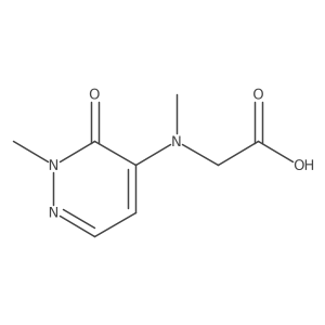 [Methyl-(2-methyl-3-oxo-2,3-dihydro-pyridazin-4-yl)-amino]-acetic acid Structure