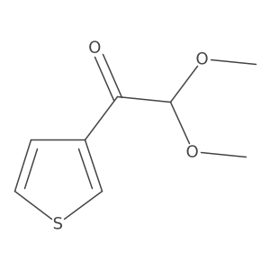 2,2-Dimethoxy-1-(3-thienyl)ethanone Structure