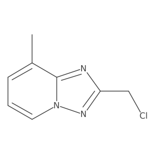 2-(Chloromethyl)-8-methyl-[1,2,4]triazolo[1,5-a]pyridine Structure