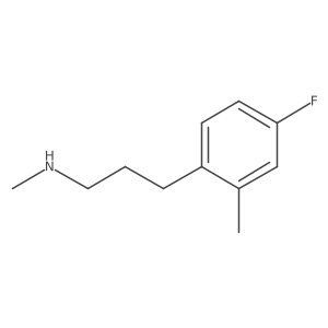 3-(4-fluoro-2-methylphenyl)-N-methylpropan-1-amine Structure