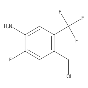 4-Amino-5-fluoro-2-(trifluoromethyl)benzyl alcohol Structure
