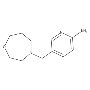 5-[(Tetrahydro-1,4-oxazepin-4(5H)-yl)methyl]-2-pyridinamine Structure