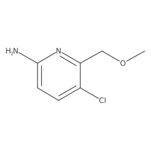 5-Chloro-6-(methoxymethyl)pyridin-2-amine结构式