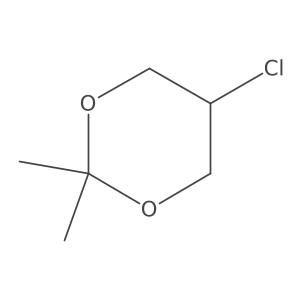 5-Chloro-2,2-dimethyl-1,3-dioxane结构式
