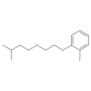 Benzene, 1-fluoro-2-[2-(3-methylbutoxy)ethoxy]- Structure