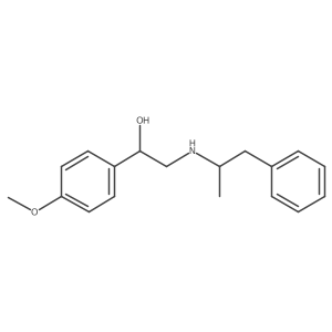 1-(4-Methoxyphenyl)-2-[(1-phenylpropan-2-yl)amino]ethan-1-ol Structure