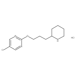 5-Chloro-2-(3-(piperidin-2-yl)propoxy)pyrimidine hydrochloride Structure