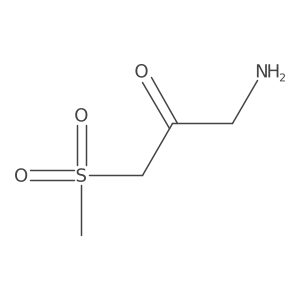 1-Amino-3-methanesulfonylpropan-2-one Structure