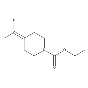 Ethyl 4-(difluoromethylidene)piperidine-1-carboxylate结构式