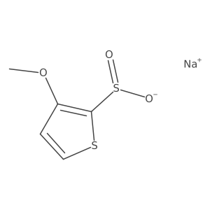 Sodium 3-methoxythiophene-2-sulfinate结构式