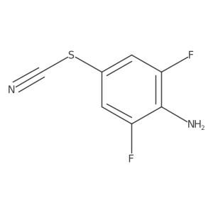 2,6-Difluoro-4-thiocyanatoaniline Structure