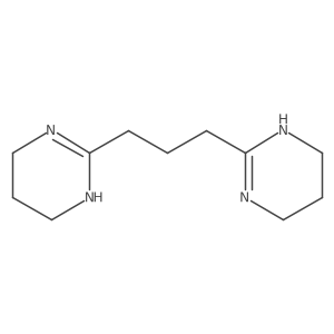 1,3-Bis(1,4,5,6-tetrahydropyrimidin-2-yl)propane结构式