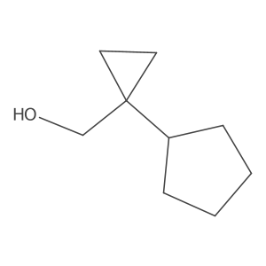 (1-Cyclopentylcyclopropyl)methanol结构式