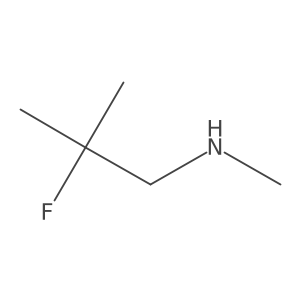 2-Fluoro-n,2-dimethylpropan-1-amine结构式