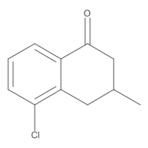 5-Chloro-3-methyl-1,2,3,4-tetrahydronaphthalen-1-one Structure