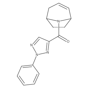 (1R,5S)-8-azabicyclo[3.2.1]oct-2-en-8-yl(2-phenyl-2H-1,2,3-triazol-4-yl)methanone Structure