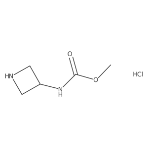 methyl N-(azetidin-3-yl)carbamate hydrochloride Structure