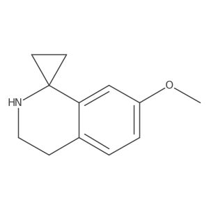 7'-Methoxy-3',4'-dihydro-2'H-spiro[cyclopropane-1,1'-isoquinoline] Structure
