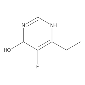 6-Ethyl-5-fluoro-3,4-dihydropyrimidin-4-ol Structure