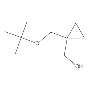 {1-[(Tert-butoxy)methyl]cyclopropyl}methanol Structure