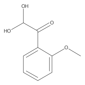 2,2-Dihydroxy-1-(2-methoxyphenyl)ethan-1-one Structure