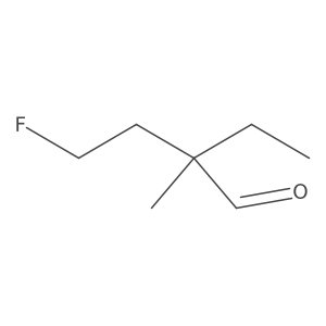 2-Ethyl-4-fluoro-2-methylbutanal Structure