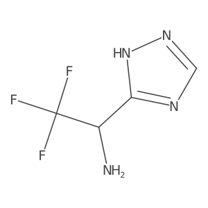 2,2,2-trifluoro-1-(1H-1,2,4-triazol-3-yl)ethan-1-amine Structure