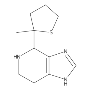 4-(2-methylthiolan-2-yl)-3H,4H,5H,6H,7H-imidazo[4,5-c]pyridine结构式