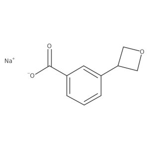 Sodium3-(oxetan-3-yl)benzoate Structure