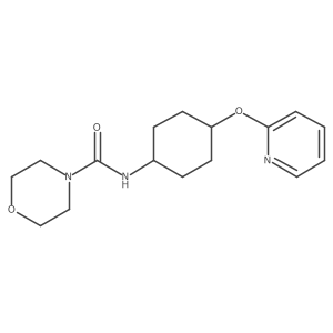 N-((1r,4r)-4-(pyridin-2-yloxy)cyclohexyl)morpholine-4-carboxamide Structure