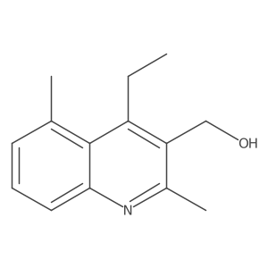 (4-Ethyl-2,5-dimethylquinolin-3-yl)methanol Structure