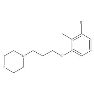 4-(3-(3-Bromo-2-methylphenoxy)propyl)morpholine结构式