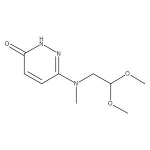 6-((2,2-Dimethoxyethyl)(methyl)amino)pyridazin-3-ol结构式