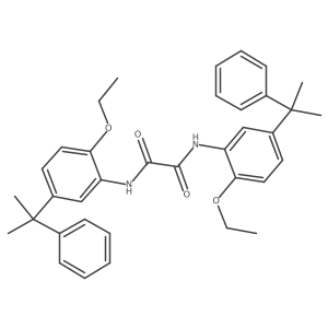 N1,N2-Bis(2-ethoxy-5-(2-phenylpropan-2-yl)phenyl)oxalamide结构式
