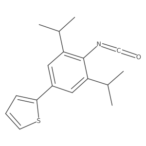 2-[4-Isocyanato-3,5-bis(1-methylethyl)phenyl]thiophene Structure
