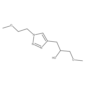 (2S)-1-methoxy-3-[1-(2-methoxyethyl)-1H-1,2,3-triazol-4-yl]propan-2-ol Structure