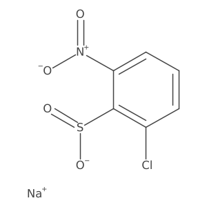 Sodium 2-chloro-6-nitrobenzene-1-sulfinate Structure