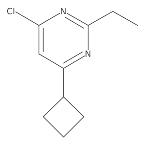 4-Chloro-6-cyclobutyl-2-ethylpyrimidine结构式