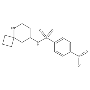 N-{5-azaspiro[3.5]nonan-8-yl}-4-nitrobenzene-1-sulfonamide Structure