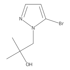 1-(5-bromo-1H-pyrazol-1-yl)-2-methylpropan-2-ol Structure