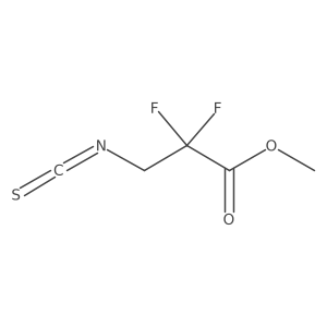 Methyl 2,2-difluoro-3-isothiocyanatopropanoate结构式