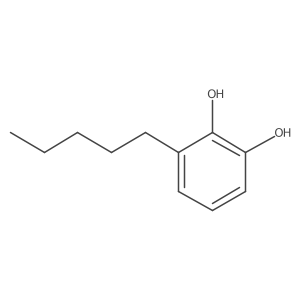 1,2-Benzenediol, 3-pentyl-结构式